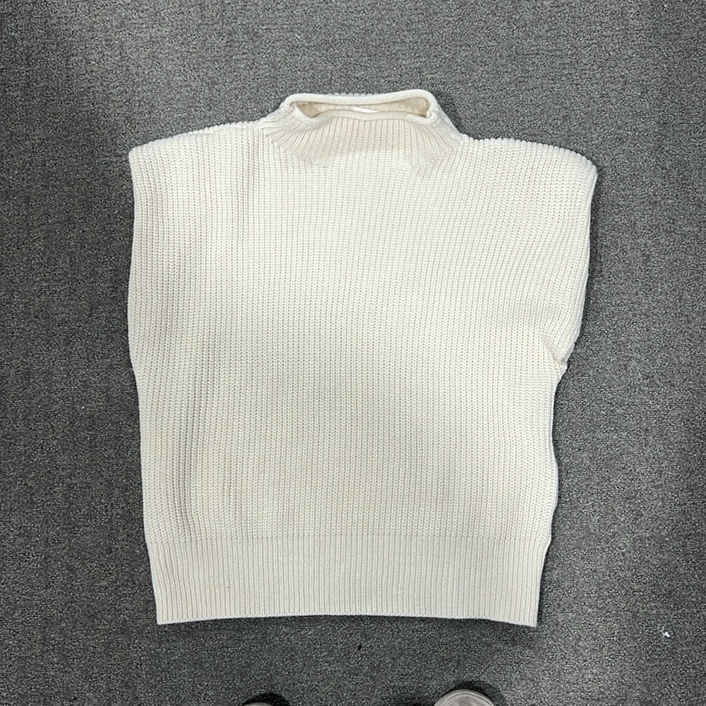 Böhme short sleeve knitted turtle neck